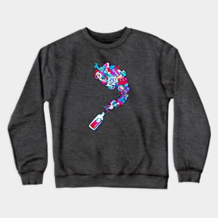 Ghosts in Bottle Crewneck Sweatshirt